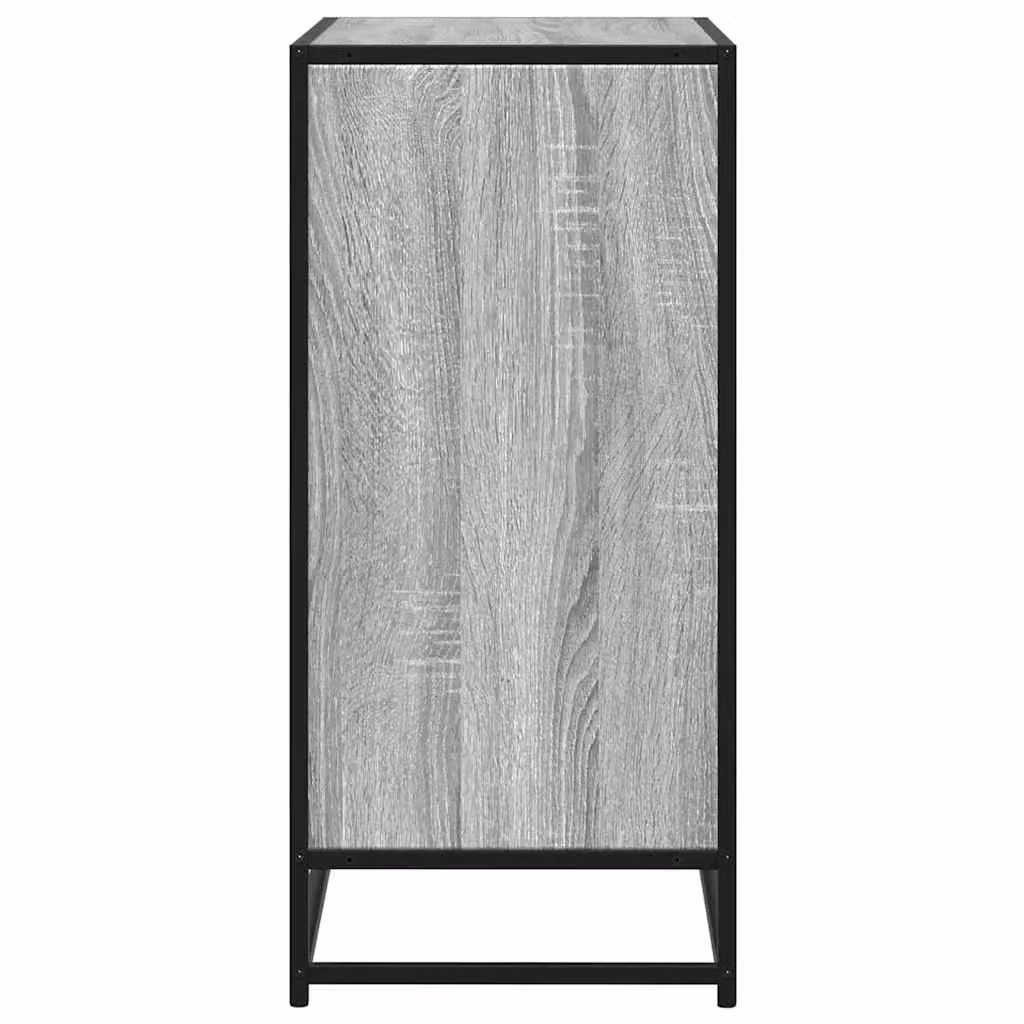 Berkfield Home Grey Sonoma Sideboard in Engineered Wood and Metal, W/D/H: 68 x 35 x 76 cm – 4