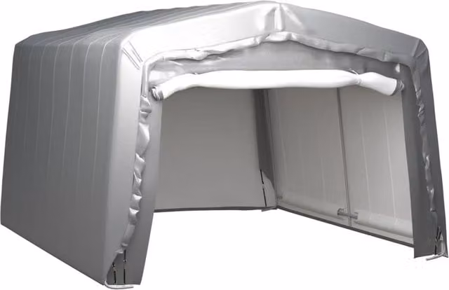 Berkfield Home Storage Tent in Grey, W/D/H: 370 x 370 x 260 cm
