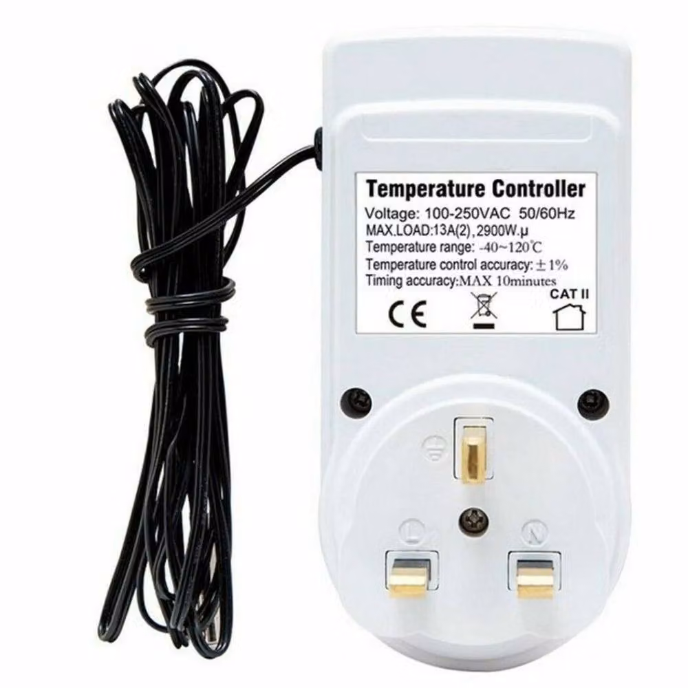 SPETLEK Digital Plug-in Electronic Thermostat in White – 2