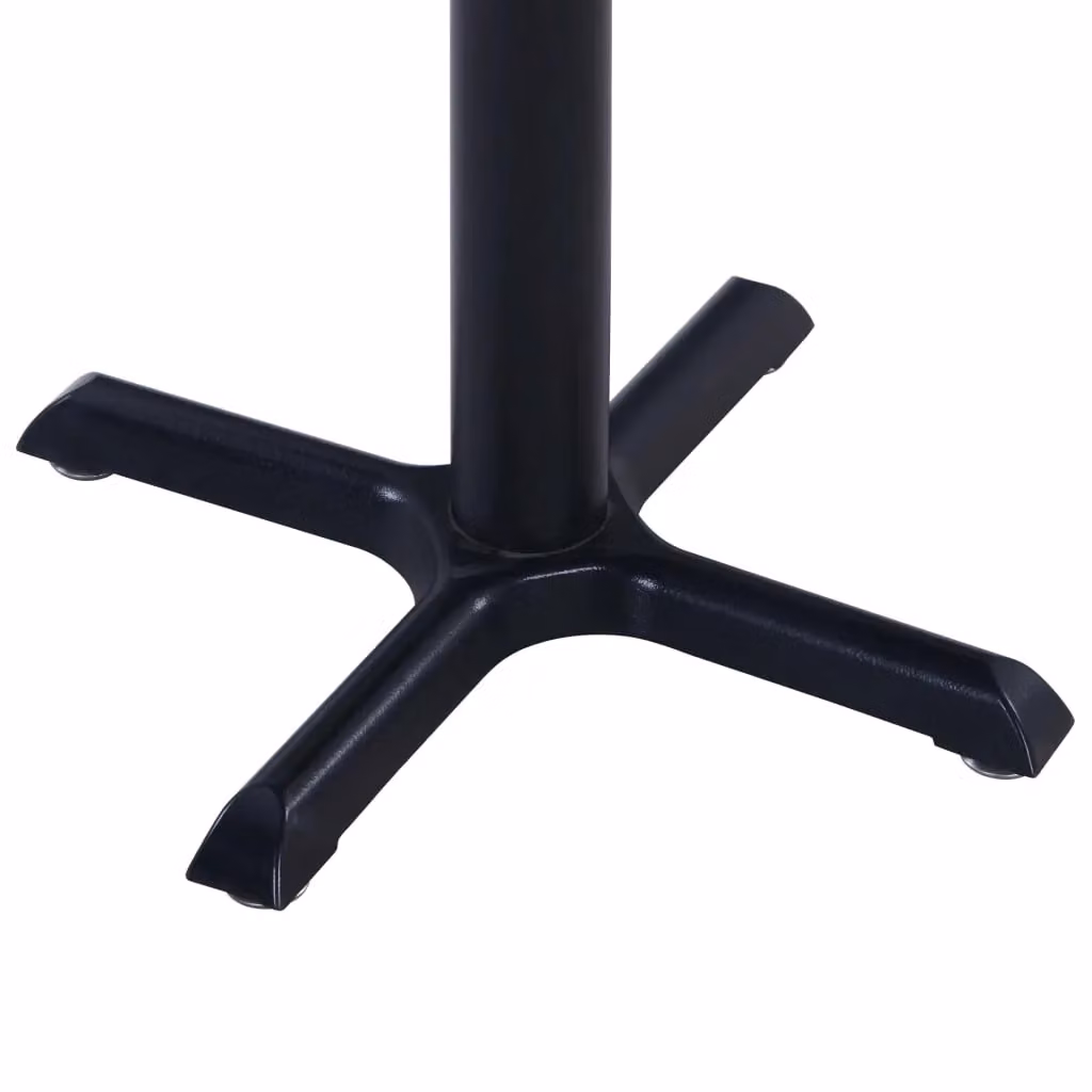 Berkfield Home Square Garden Table in Black, W/D/H: 60 x 60 x 75 cm – 3