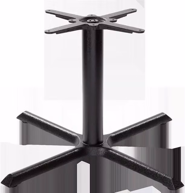 Netfurniture Black Cruciform Coffee Table Base, Height: 48 cm