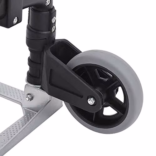 HOMCOM Heavy Duty Aluminium Folding Hand Truck Trolley in Silver – 3