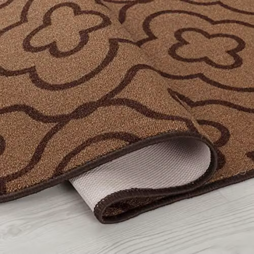 Desire Rugs Non-Slip Machine Washable Quatrefoil Doormat, Beige, W: 40 cm, D: 60 cm, H: 0.5 cm – 3