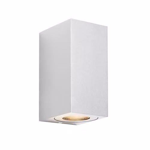 Nordlux Canto White Metal Outdoor Wall Light for Garden with GU10 Socket and IP44 Rating