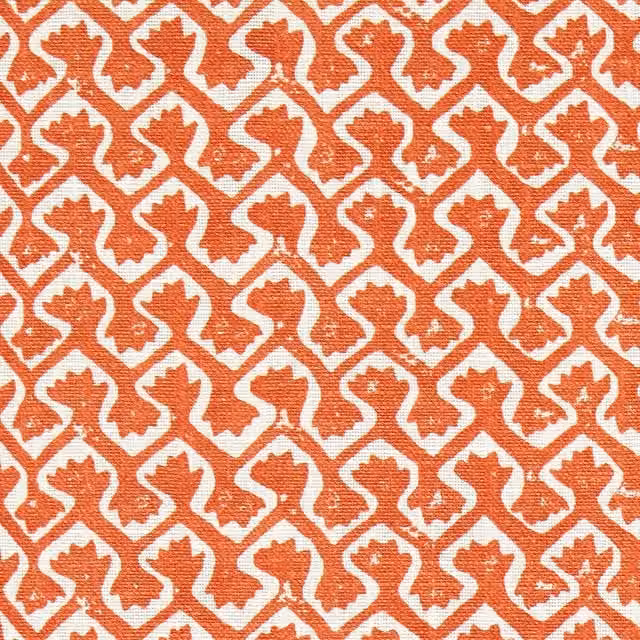 Clarke & Clarke Kalpa Fabric Spice in Orange