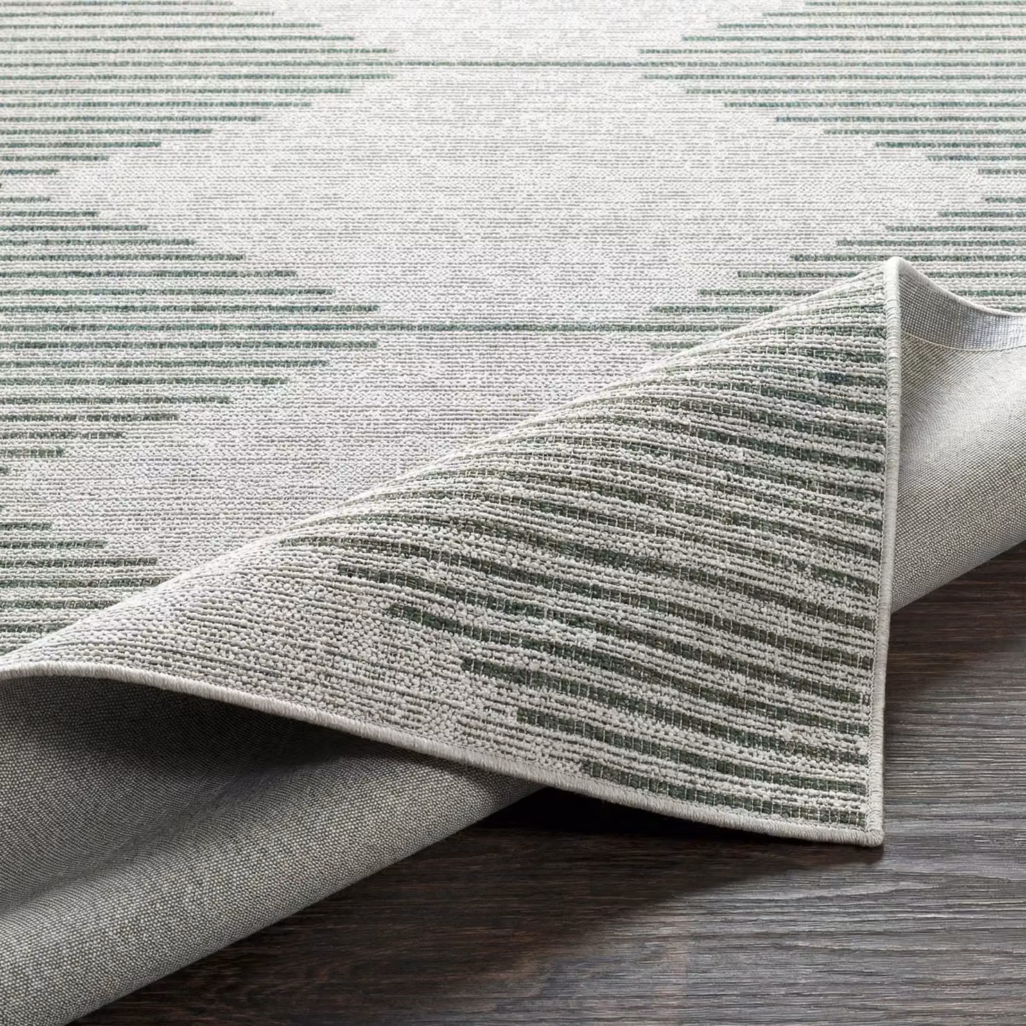 Livabliss Aegean-Global In- & Outdoor Boho Rug in Black, Blue, Beige and Green, W: 200 cm, D: 275 cm – 2