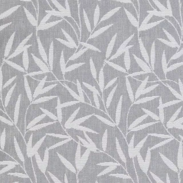 Laura Ashley Willow Leaf Chenille Fabric in Grey