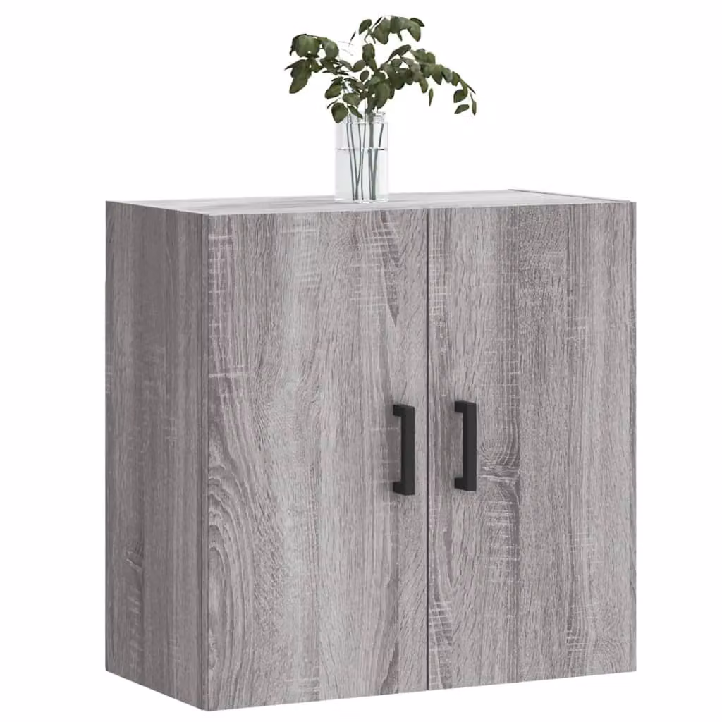 Berkfield Home Wall Mounted Cabinet in Grey Sonoma, W/D/H: 60 x 31 x 60 cm – 2