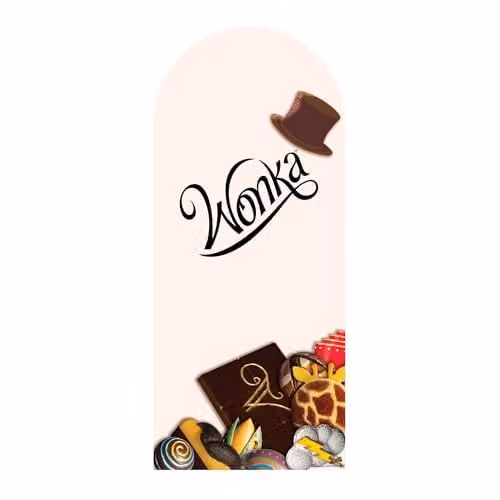 Star Cutouts Wonka Chocolate Bar Backdrop Single Cardboard Cut Out, Height: 185 cm, Multicolour – 1