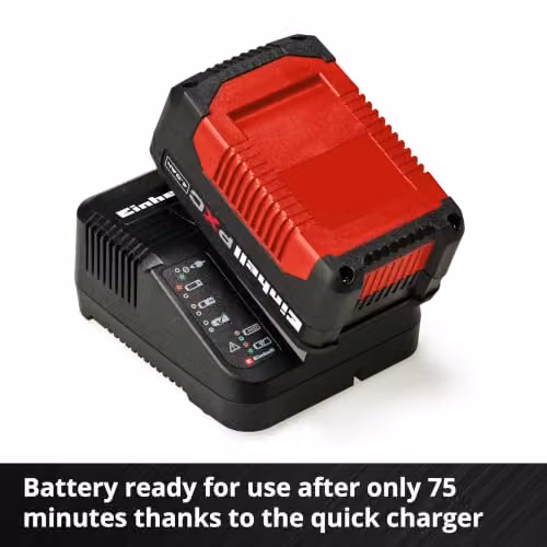 Einhell Original PXC Starter Kit 4.0 Ah in Black and Red – 5