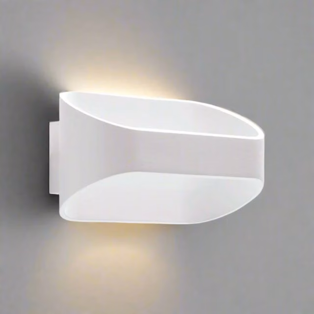 CGC Lighting Ace White Halo Up Down LED Wall Light, 5W, White – 1