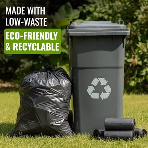 Ecobag Black Heavy-Duty Refuse Sacks, 100 l, 50 Pack – 6