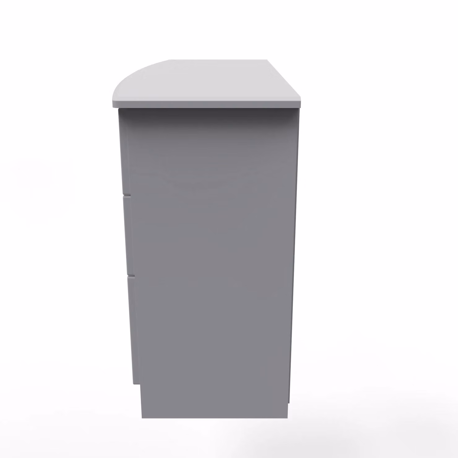 2 U Holborn Ready Assembled 6 Drawer Kneehole Desk in Grey – 2