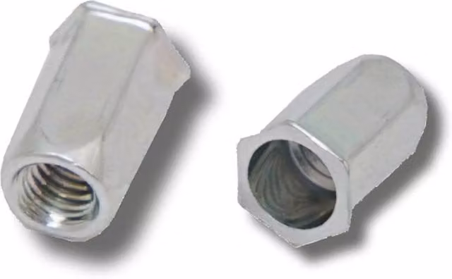 JRP Riveting Products M4 x 11.0 mm Steel Rivet Nuts JRPRNSRHH0425 in Silver