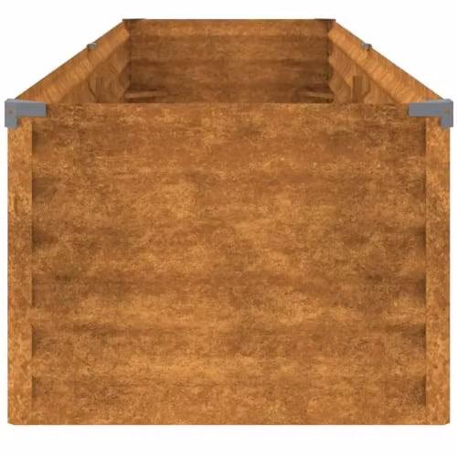 vidaXL Brown Corten Steel Raised Bed W/D/H: 194 x 50 x 36 cm – 3
