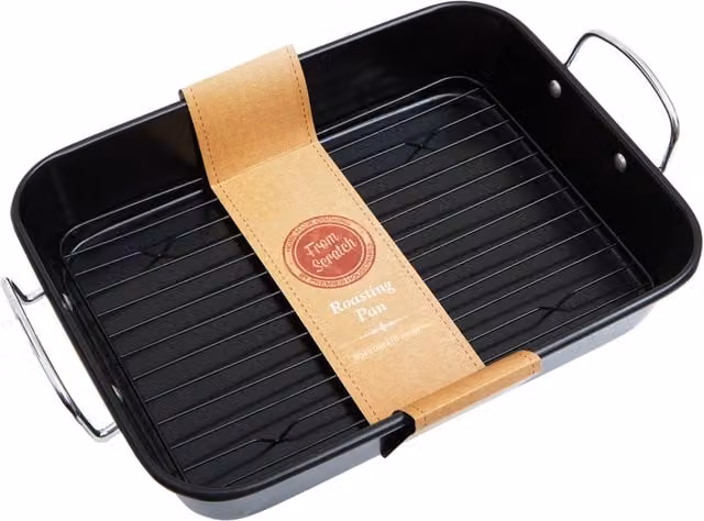 Orsina Non-Stick Small Rectangular Roasting Dish in Black – 1