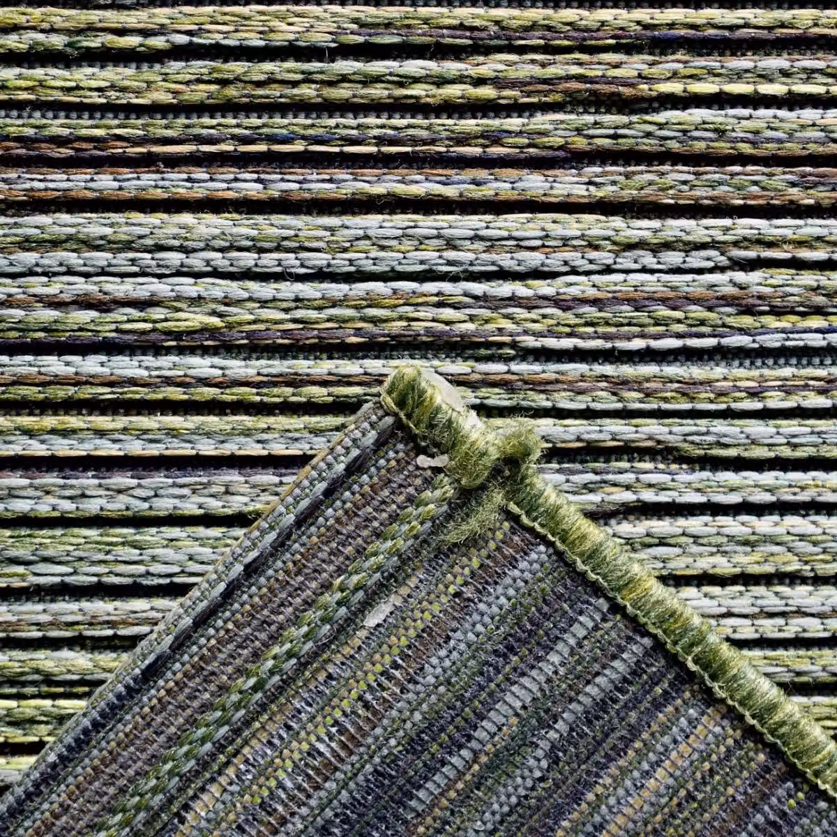 The Rug Shop UK Green Modern Striped Outdoor Area Rug, W: 200 cm, L: 290 cm – 6