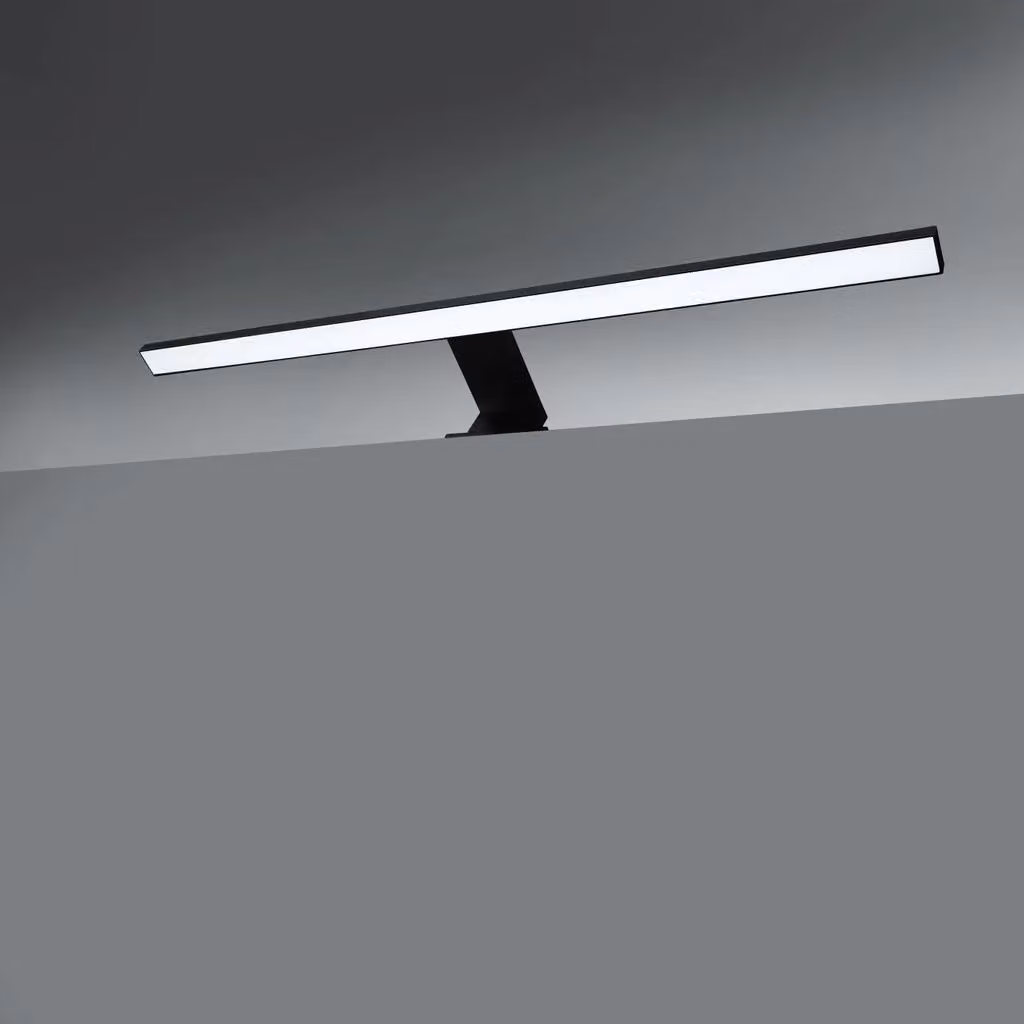 B.K.Licht Black 8W LED Vanity Mirror Light with Neutral White 4000K, IP44 Rated, 60 cm – 3