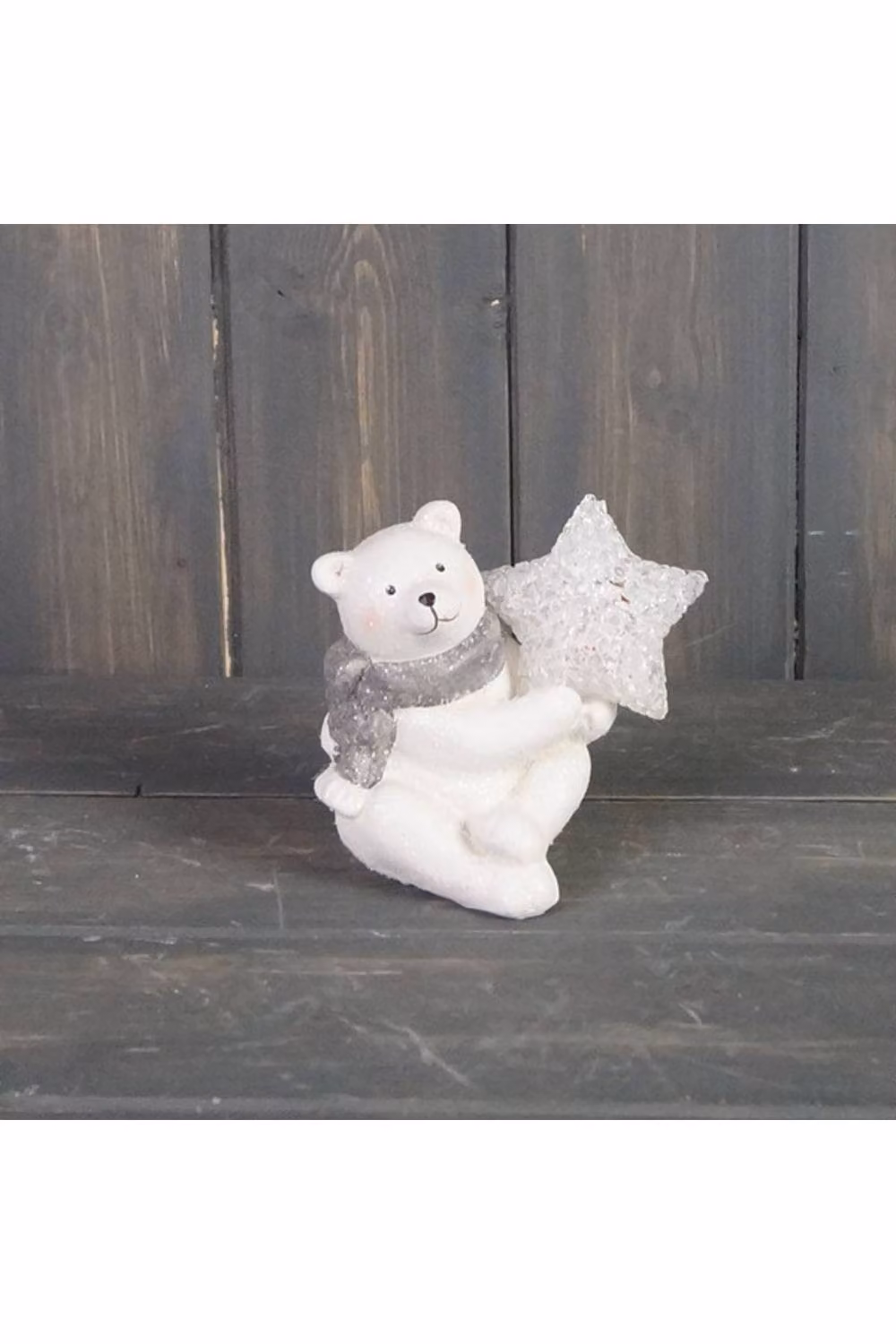 KDMD Large White Ceramic Bear Decorative Light – 2