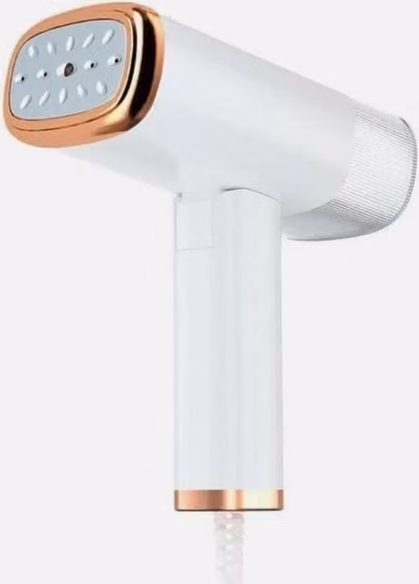 VOGREX Foldable Handheld Garment Steamer with UK Plug in White