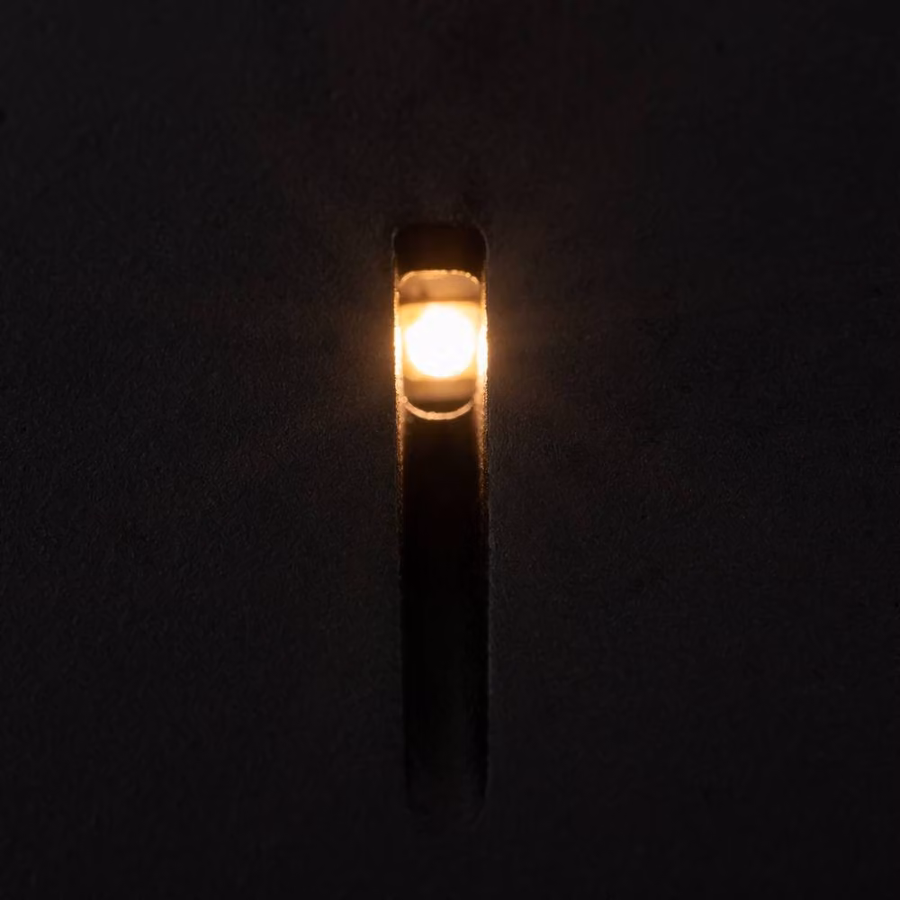 Maytoni Lock Recessed Wall Lamp in Black with Warm White 3000K Light and IP54 Rating – 2