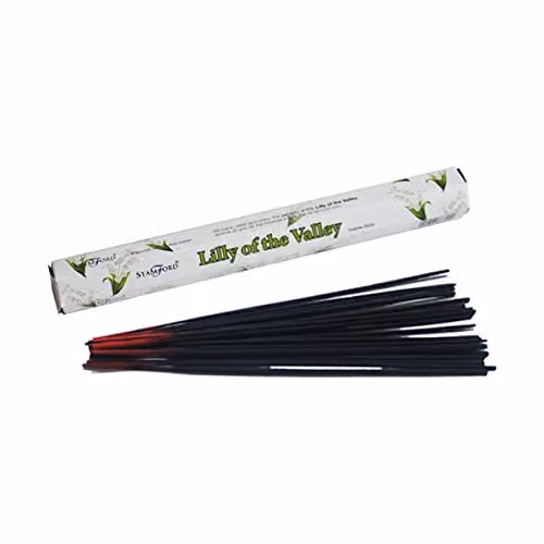KDMD Lily of the Valley Premium Incense Sticks in Black and White