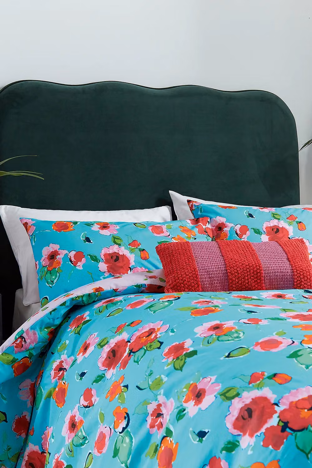 Helena Springfield Rosie Reversible Floral Cotton Duvet Cover and Pillowcase Set, Multicolour, W: 140 cm, L: 200 cm – 2