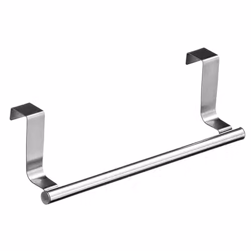 Orsina Stainless Steel Over Door Hanging Rail in Silver