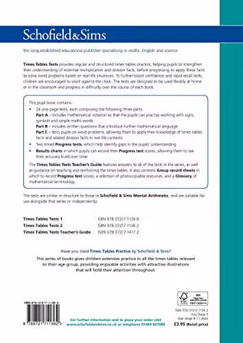 Schofield & Sims Times Tables Tests Book 2 for KS2, Ages 7-11, Multicolour – 2