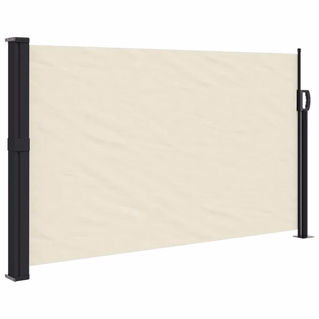 Berkfield Home Retractable Wall-Mounted Side Awning in Beige, W/H: 120 x 600 cm – 2
