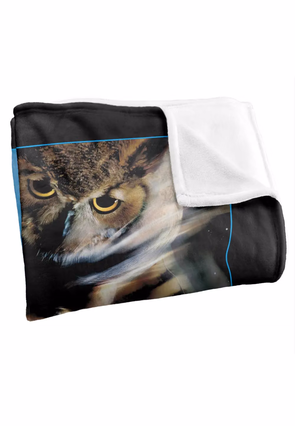 Harry Potter Owl Poster Officially Licensed Super Soft Fluffy Throw Blanket, White and Multicolour, W: 152 cm, D: 127 cm – 3