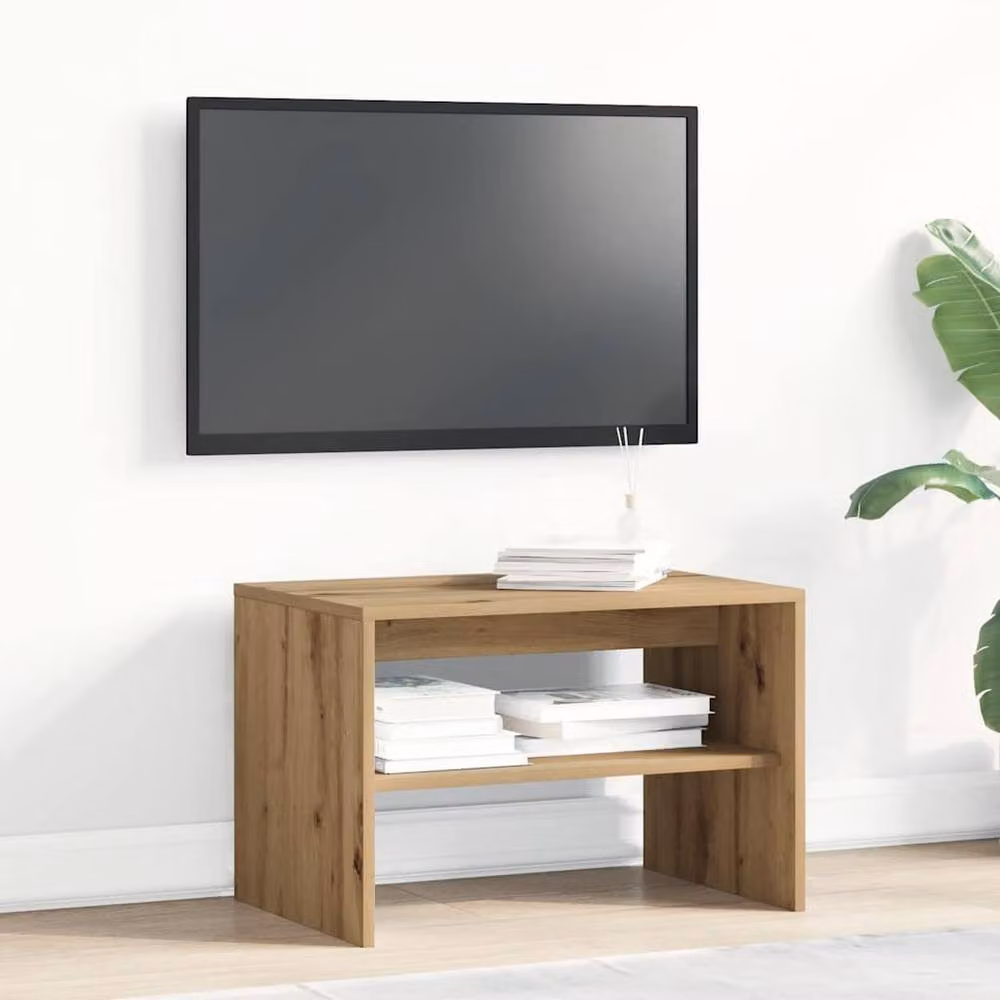 Berkfield Home Artisan Oak TV Cabinet in Brown, W/D/H: 60 x 40 x 40 cm – 3