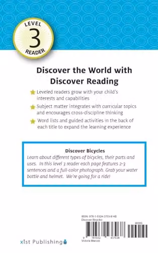 Discover Bicycles: Level 3 Reader by Xist Publishing, Multicolour