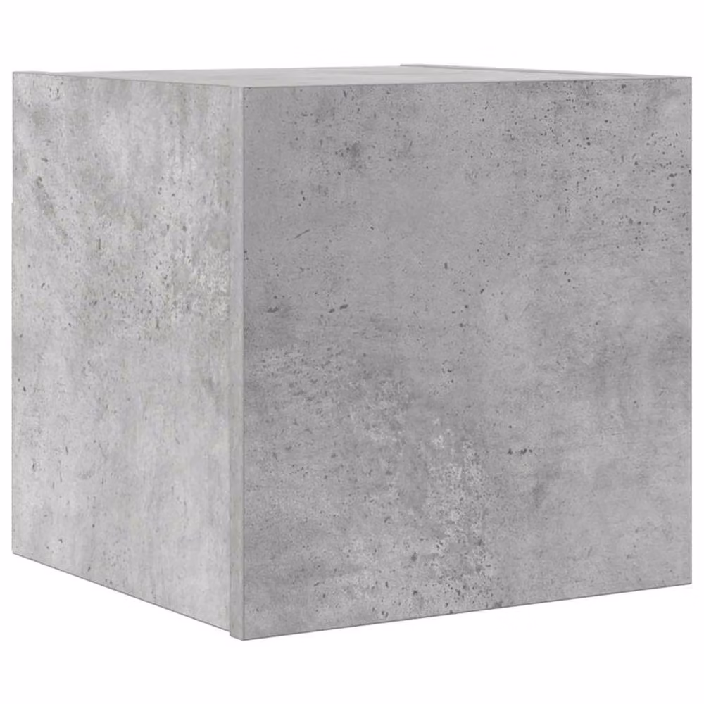 Berkfield Home Wall Mounted TV Cabinet in Concrete Grey, W/D/H: 30.5 x 30 x 30 cm – 2