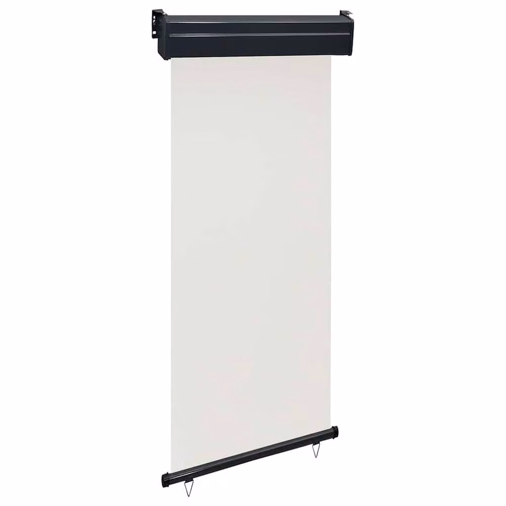 Berkfield Home Wall-Mounted Roller Balcony Side Awning in Beige, W: 85 cm x H: 250 cm – 2