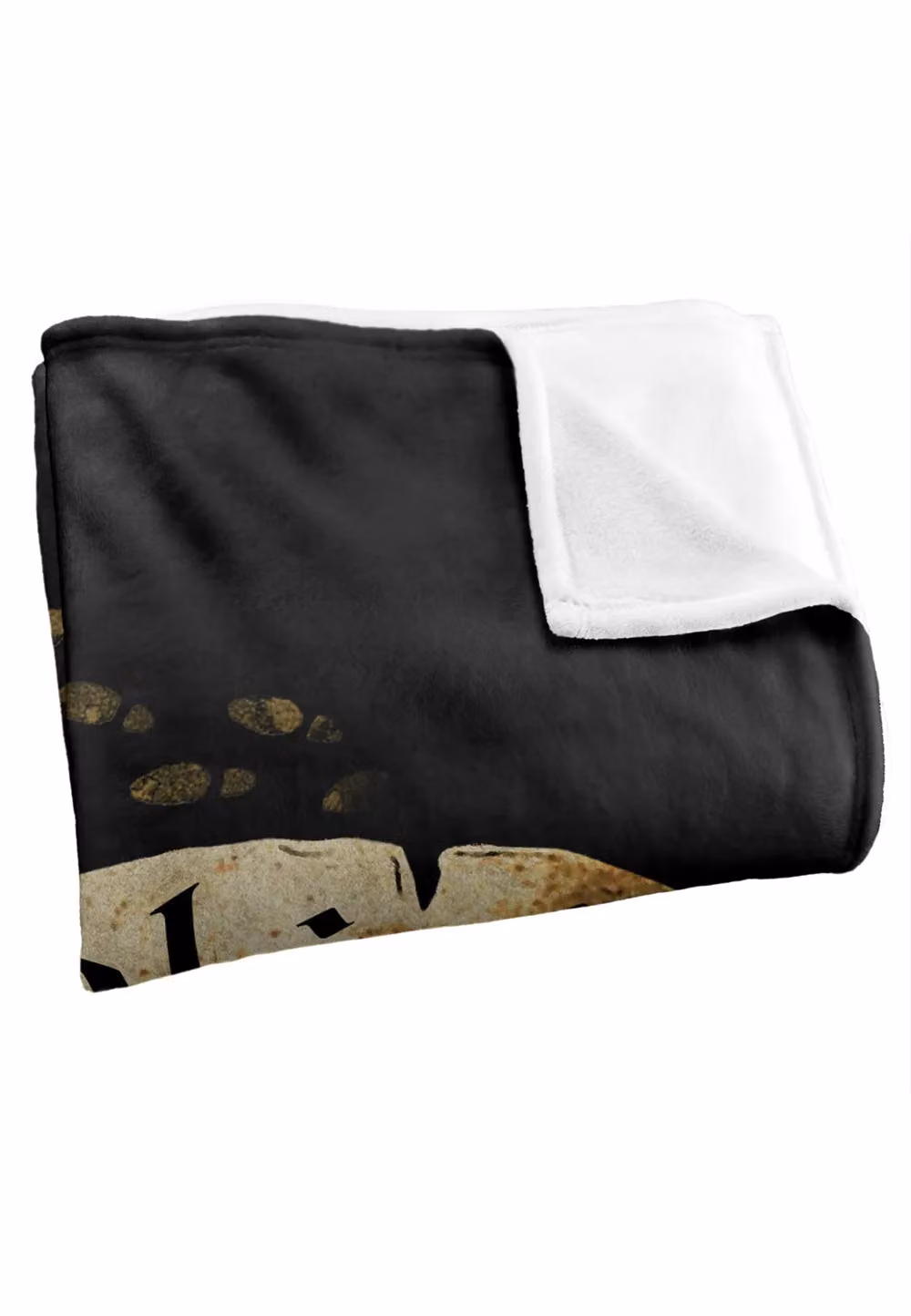 LOGOVISION Harry Potter Mischief Managed Super Soft Fleece Throw Blanket, White and Multicolour, W/D/H: 152 x 127 x 1 cm – 1