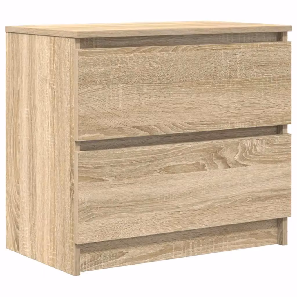 Berkfield Home Sonoma Oak TV Cabinet in Brown, W/D/H: 60 x 35 x 54 cm – 2