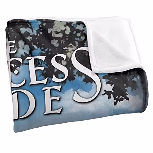 Trevco Princess Bride Storybook Love Super Soft Microfibre Fleece Throw Blanket, Multicolour, W: 152 cm, D: 127 cm – 2