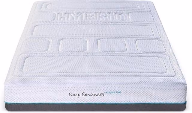Time4sleep Memory Pocket 2000 Hybrid Super King Mattress in White, W/D/H: 180 x 200 cm