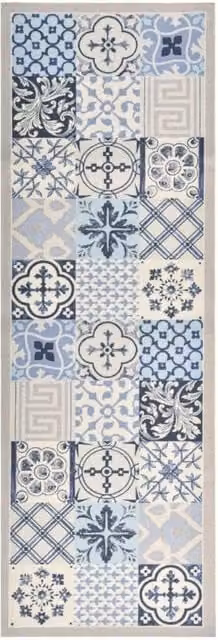 Berkfield Home Mosaic Washable Non-Slip Kitchen Floor Mat, Multicolour, W: 60 cm, L: 180 cm – 1