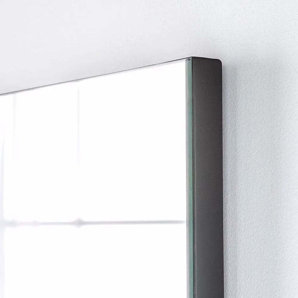 Yearn Mirrors Simple Full Length Frameless Rectangular Wall Mirror in Black, H 170 cm x W 80 cm – 2