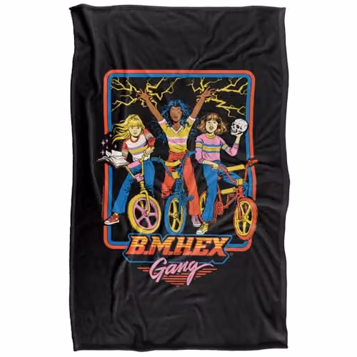 Steven Rhodes B.M.Hex Gang Silky Touch Super Soft Fleece Throw Blanket, Multicolour, W/D/H: 91 x 147 cm – 5