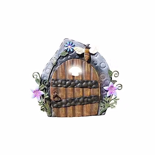 Gifts Direct 2 U Multicolour Metal Fairy Garden Doorway Ornament
