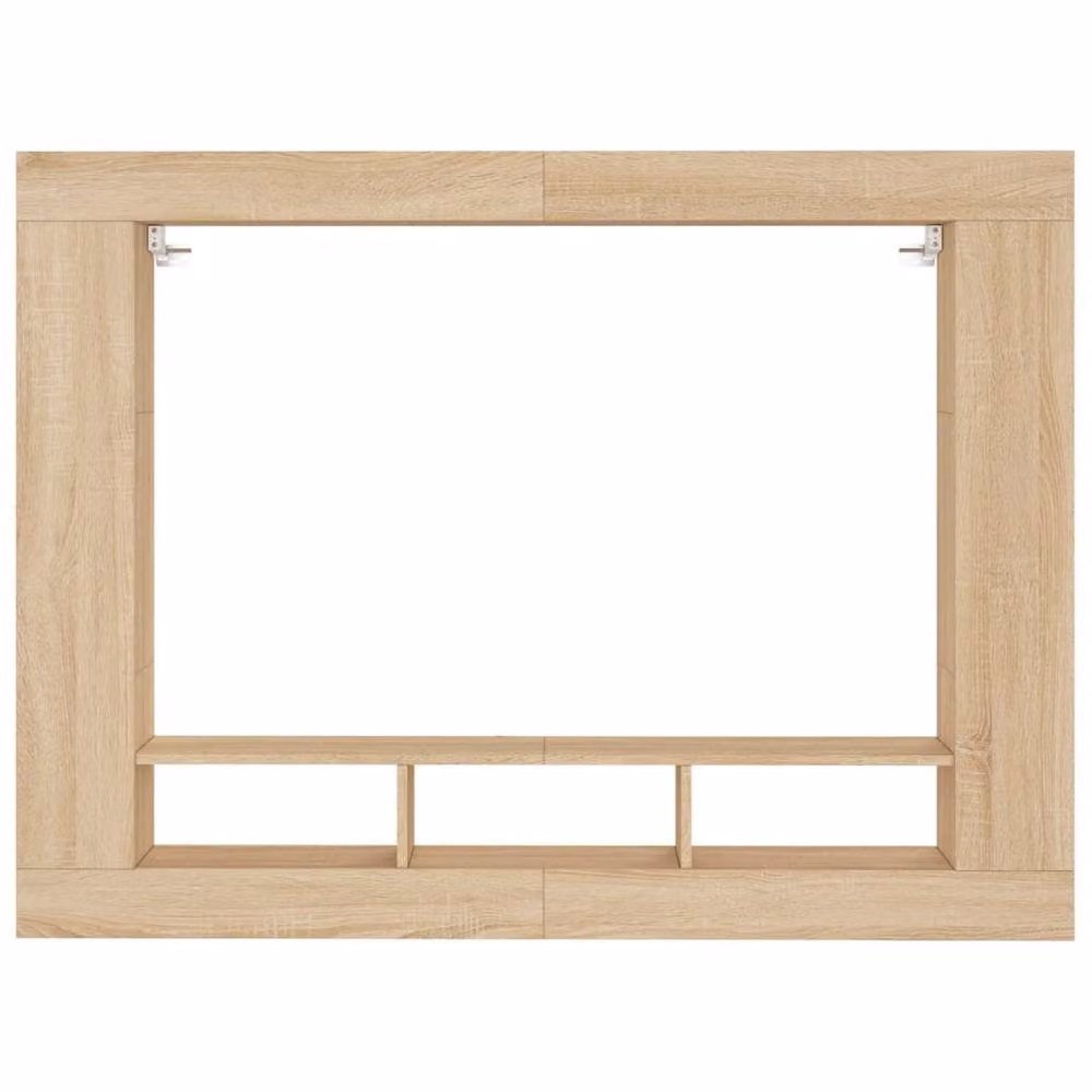 Berkfield Home Sonoma Oak TV Cabinet in Light Brown, W/D/H: 152 x 22 x 113 cm – 3