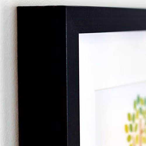 Nicola Spring Pack of 5 Black Square 3D Shadow Box Photo Frames for Crafts and Keepsakes – 6