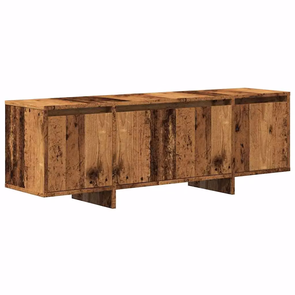 Berkfield Home Rustic TV Cabinet in Brown Engineered Wood W: 120 cm, D: 40.5 cm, H: 40.5 cm – 2