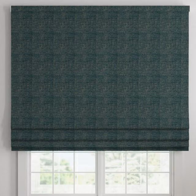 ANTE DECOR Olympus Made To Measure Blackout Roman Blind in Cerulean Gold