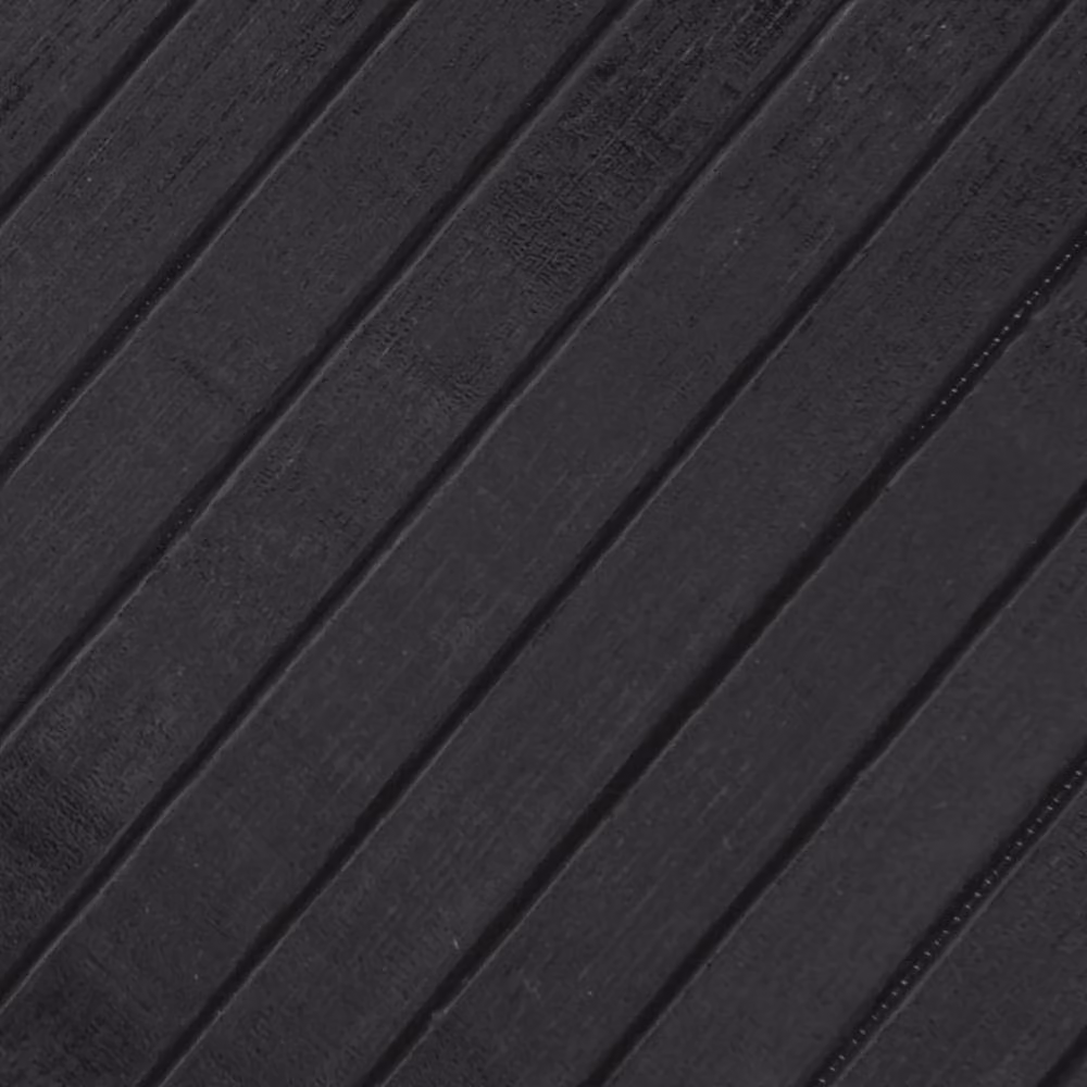 Berkfield Home Rectangular Bamboo and Polypropylene Rug in Grey and Black, W: 80 cm, L: 300 cm – 4