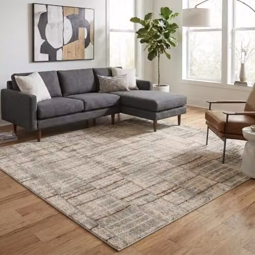 Desire Rugs Rhodes Geometric Modern Rectangular Area Rug, Green, W: 120 cm, L: 170 cm