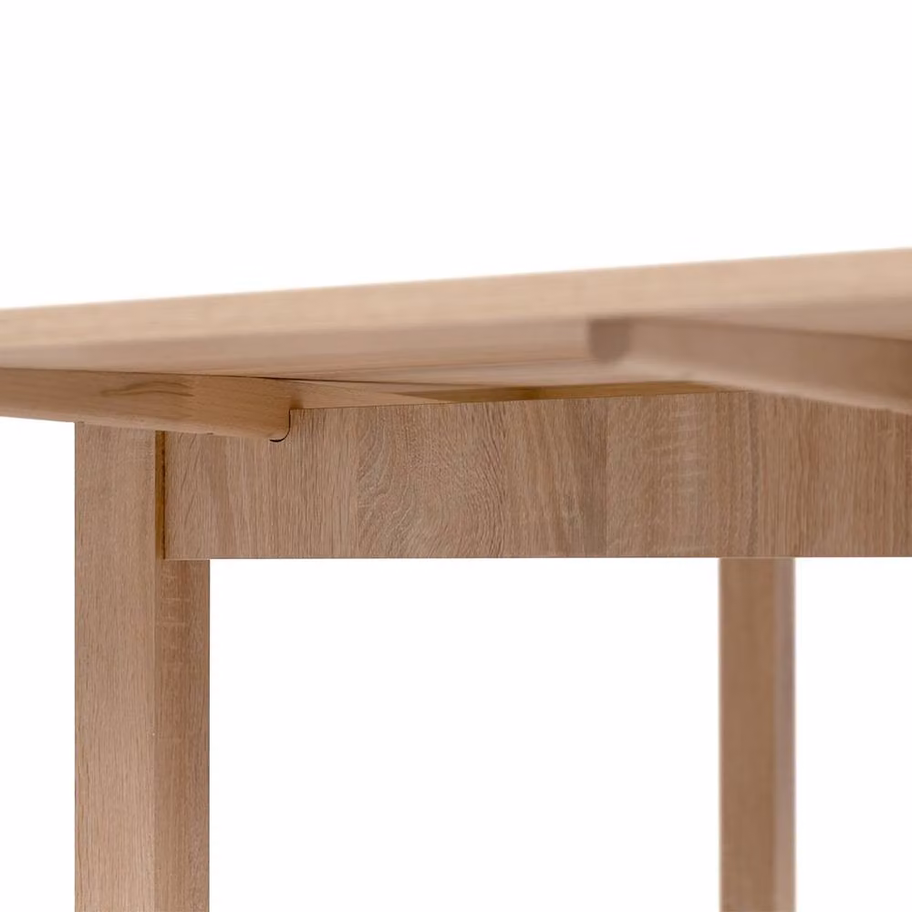 CALICOSY Longford Extendable Dining Table in Sonoma Oak Finish, Light Brown – 3